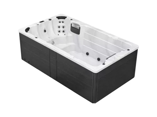 IBIZA SWIM SPA kültéri masszázsmedence, gyöngyházfehér