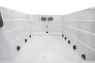 IBIZA SWIM SPA kültéri masszázsmedence, gyöngyházfehér