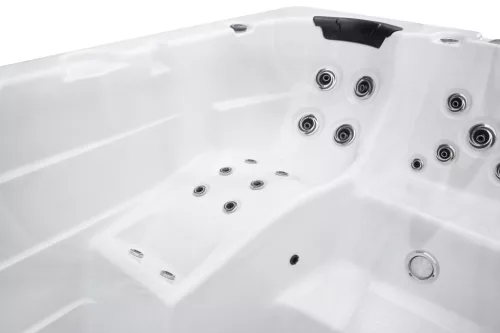 MENORCA SWIM SPA kültéri masszázsmedence, gyöngyházfehér