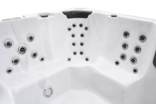 MENORCA SWIM SPA kültéri masszázsmedence, gyöngyházfehér