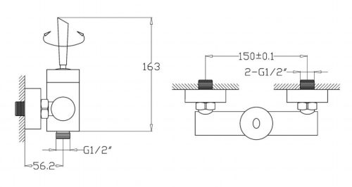 SANOSWING zuhany csaptelep