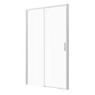 SANOSLIM tolóajtó, 140 cm, króm