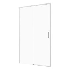 SANOSLIM tolóajtó, 100 cm, króm