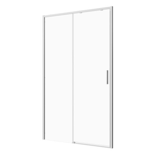 SANOSLIM tolóajtó, 140 cm, króm