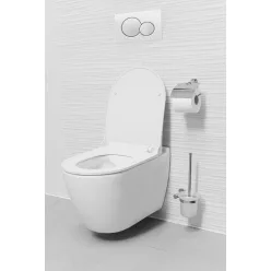 Falsík alatti WC-szett, tartállyal és nyomólappal
