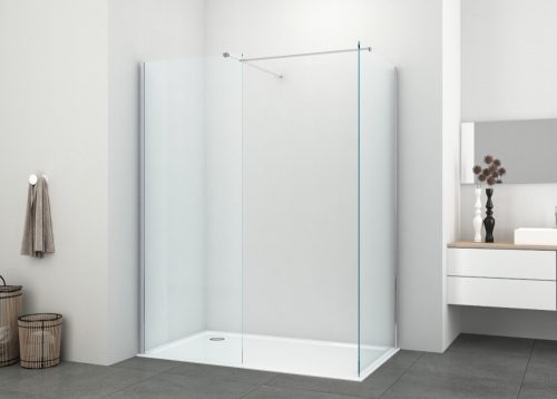 WALK-IN összekötő T-idom (két fal kombinálásához), króm