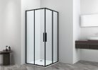 SANOSLIM zuhanyajtó, 80 cm, fekete