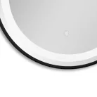 Tükör indirekt LED-es megvilágítással, érintőkapcsolóval, Ø 60 cm