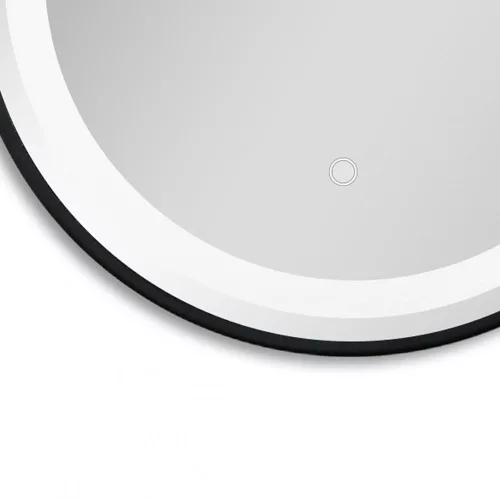 Tükör indirekt LED-es megvilágítással, érintőkapcsolóval, Ø 60 cm