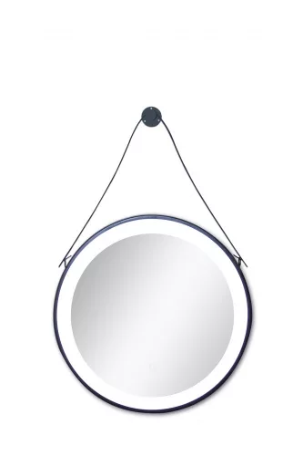 Tükör indirekt LED-es megvilágítással, érintőkapcsolóval, Ø 60 cm