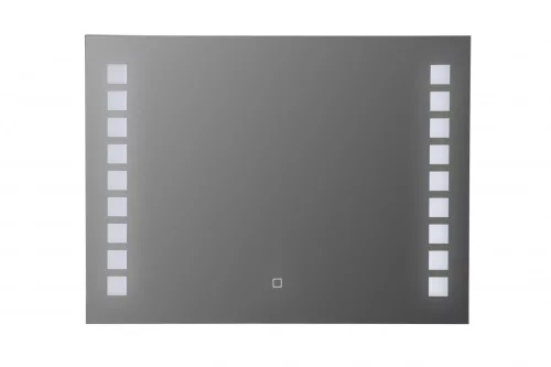 Tükör indirekt LED-es megvilágítással, érintőkapcsolóval, 80×60 cm