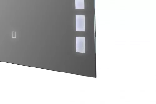 Tükör indirekt LED-es megvilágítással, érintőkapcsolóval, 80×60 cm