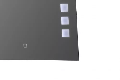 Tükör indirekt LED-es megvilágítással, érintőkapcsolóval, 60×80 cm